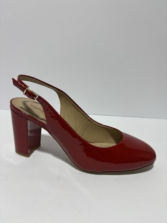 Walking Cradles Women’s Michaela Slingback Pumps Red, Size 10.5 WW